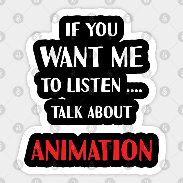 if you want me to listen talk about animation Sticker by Teekingdom